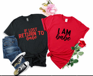 If Lost Return To Babe …. I Am Babe