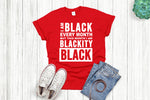 Load image into Gallery viewer, Blackity Black T-shirt
