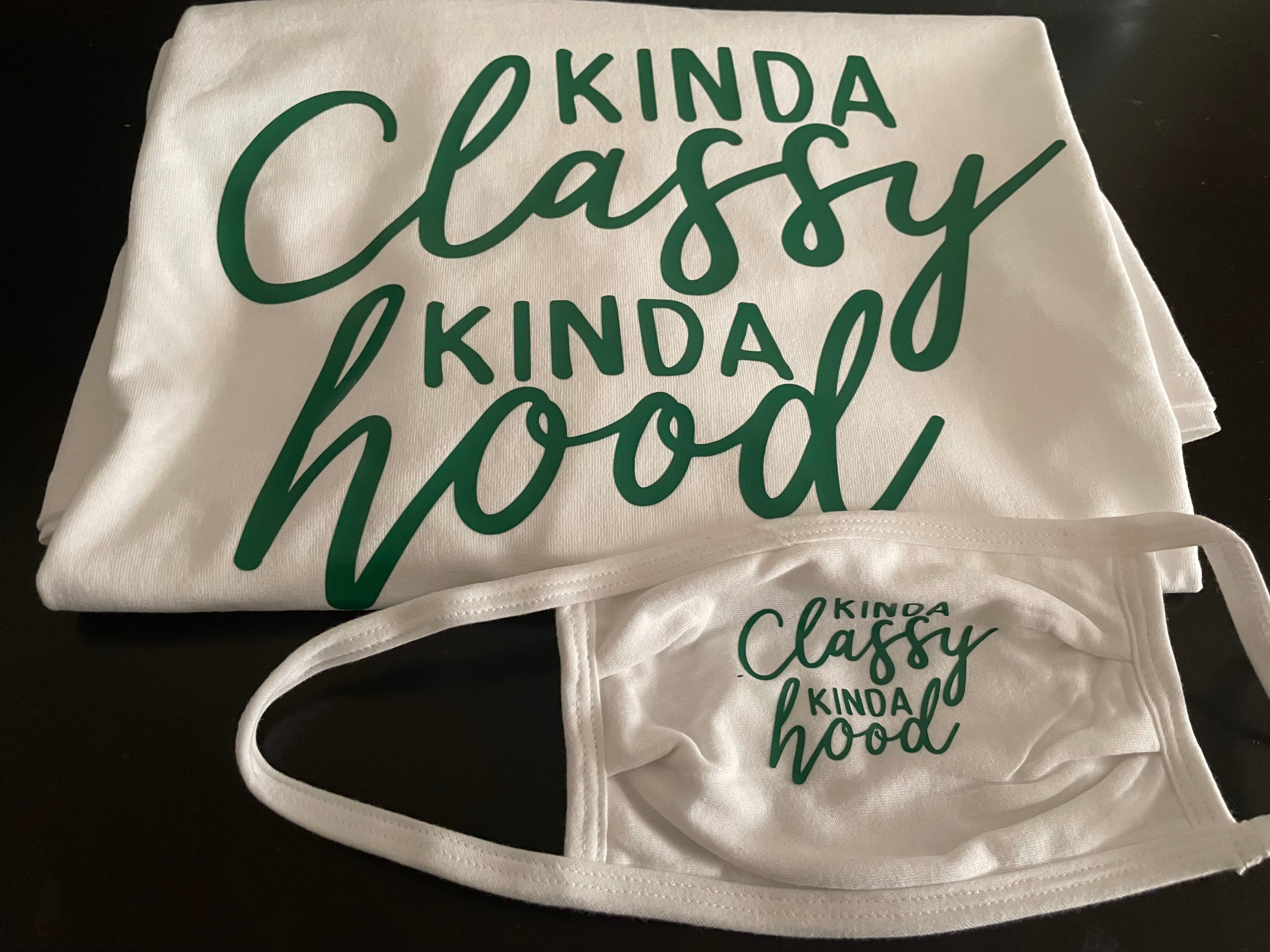 Kinda Classy Kinda Hood T-shirt & Mask Set